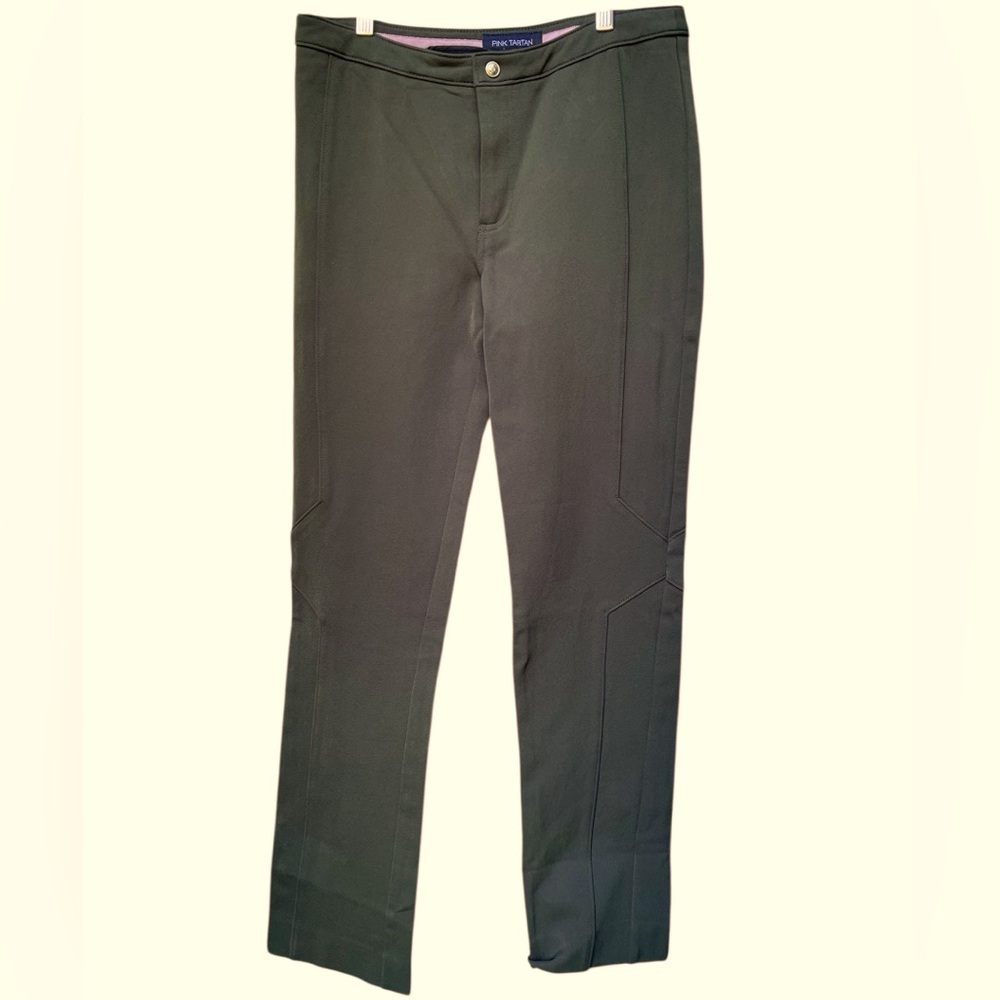 Pink Tartan khaki structured pants size 6